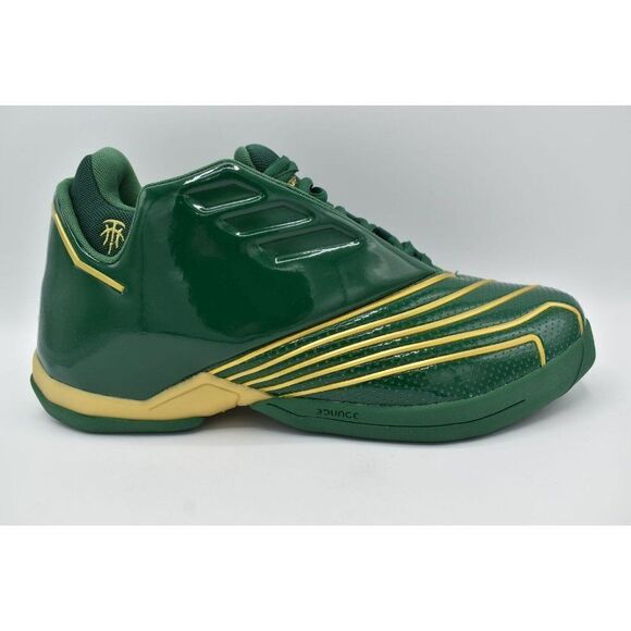 Adidas Mens Size 10 Womens Size 11 T-Mac 2.0 Restomod Green Basketball Shoes main image 5